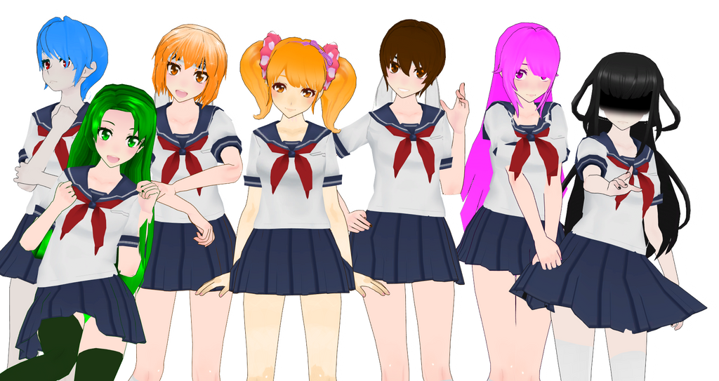 .:MMD Yandere Simulator Christmas::Winter Pack +DL by 