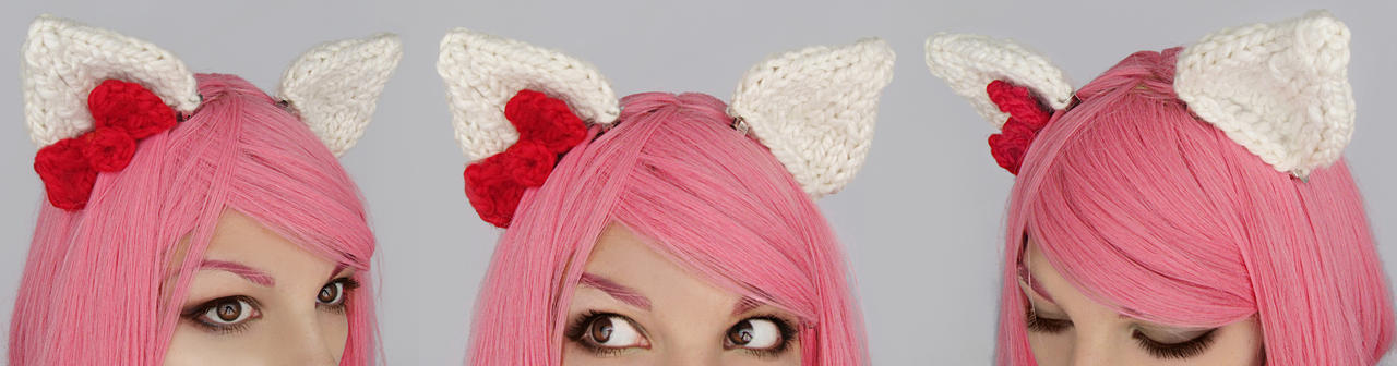Hello Kitty clip-on ears by Archaical on DeviantArt