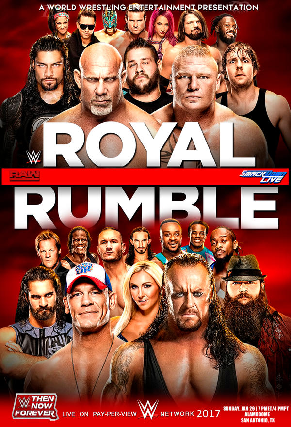 WWE Royal Rumble 2017 v3 by Dinesh-Musiclover