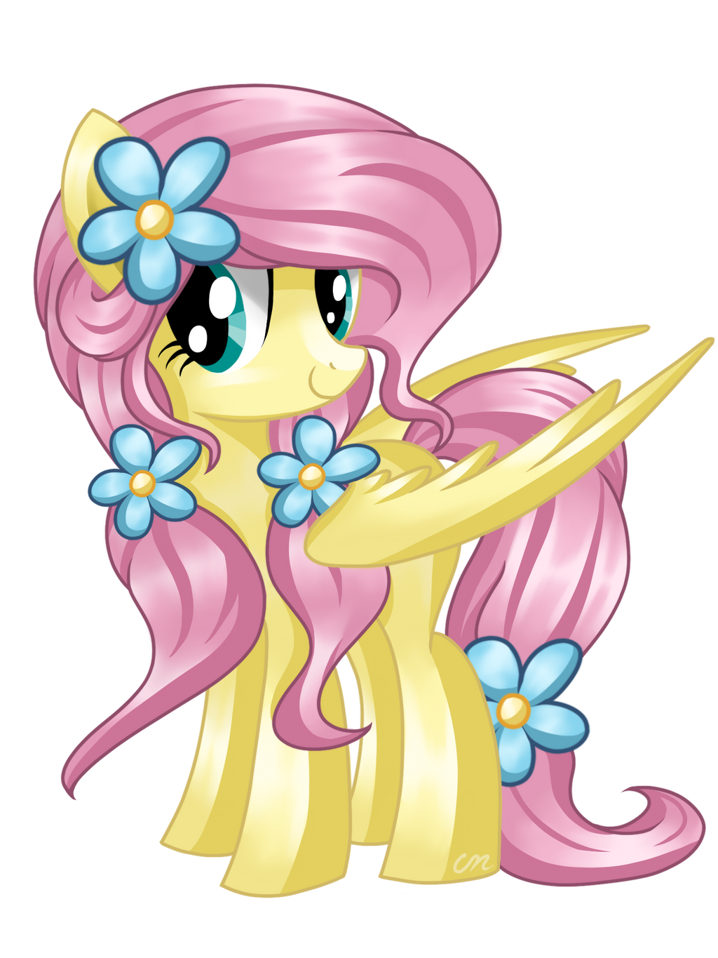 fluttershy__different_mane__by_sunshineshiny-d9qn8z6.png
