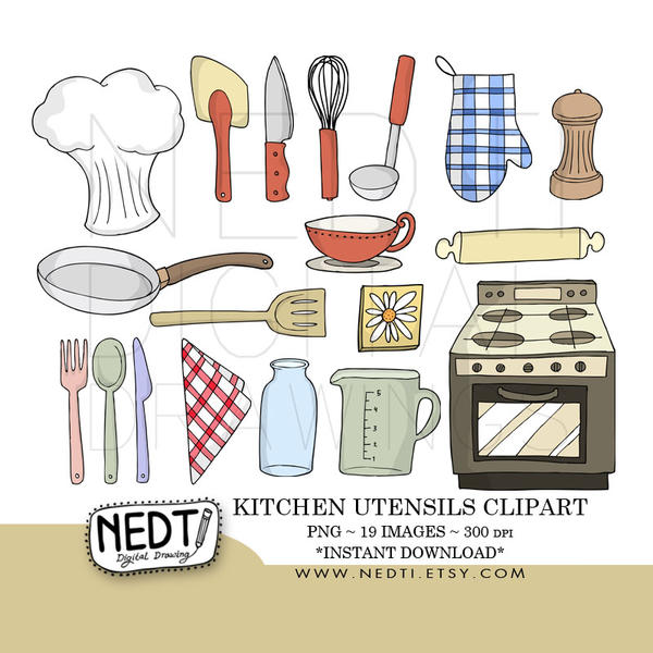 clipart kitchen utensils free - photo #40