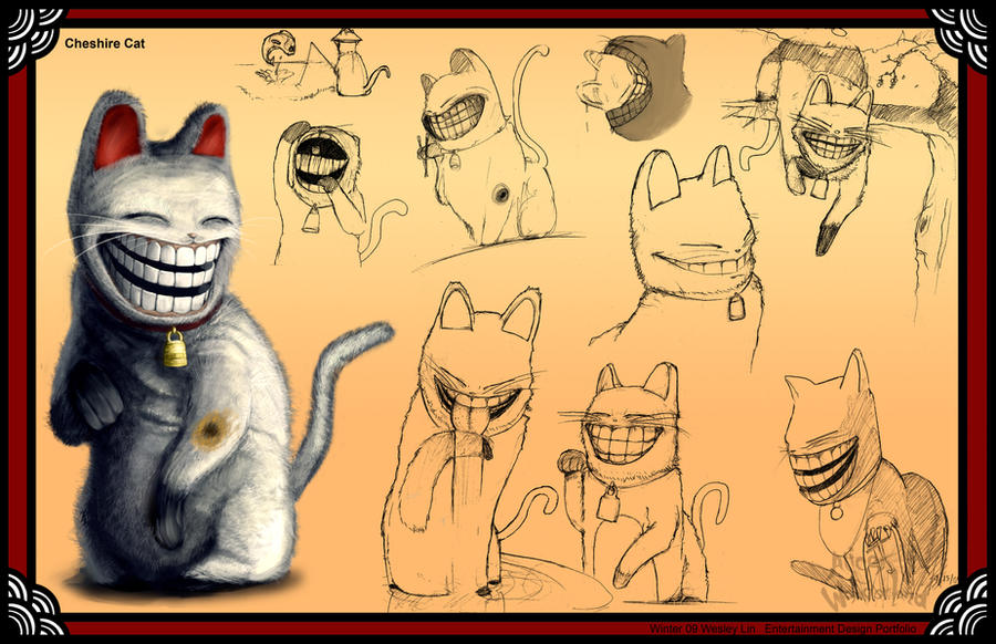 Cheshire Cat Character Sheet by haohaohayashi on DeviantArt