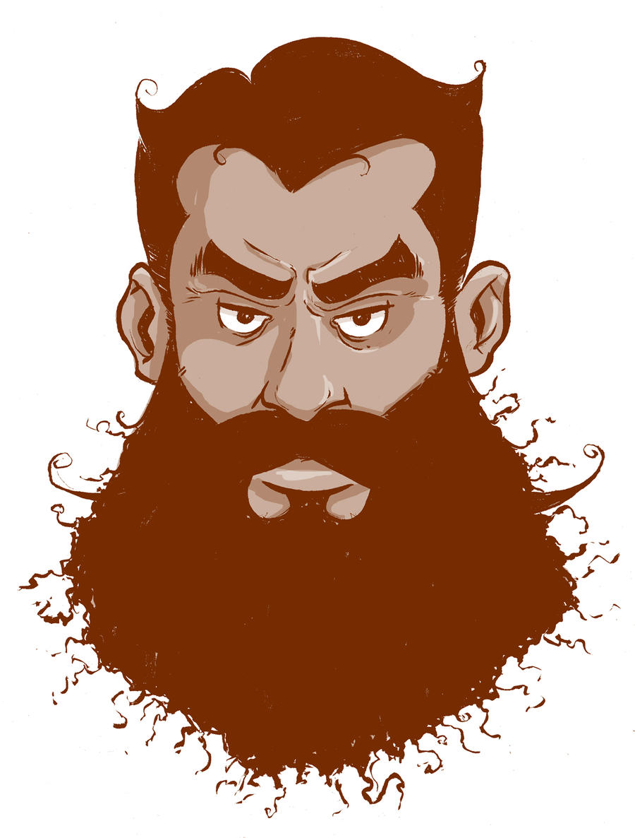 man with beard clipart - photo #7