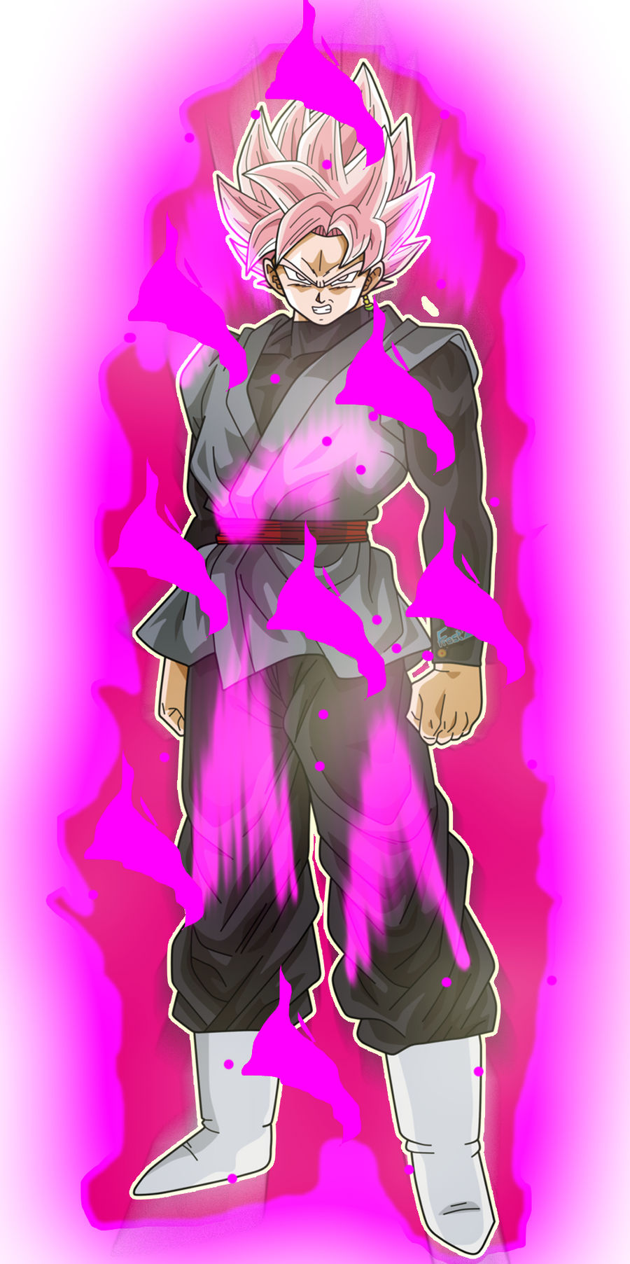 Goku Black Super Saiyan Rose Aura By Gokuxdxdxdz On Deviantart