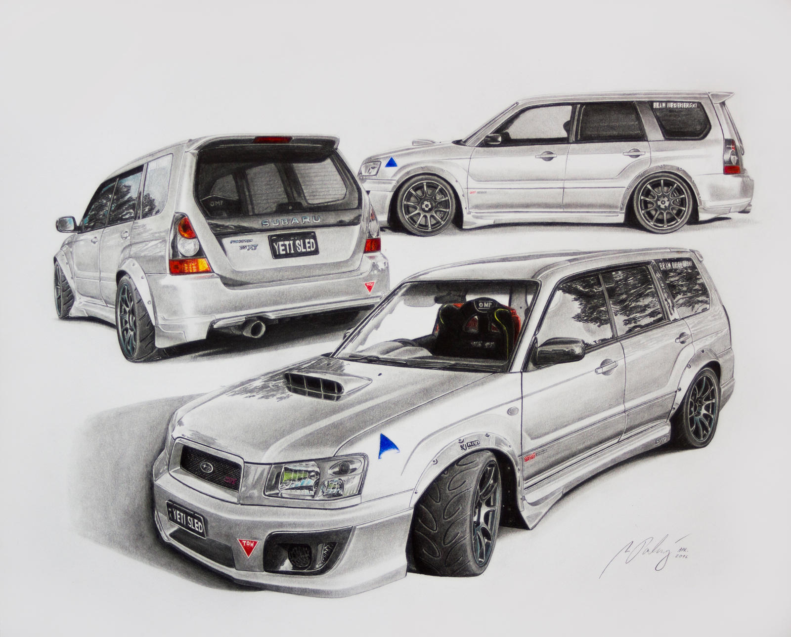 subaru_forester_brams_yeti_sled_by_mipo_