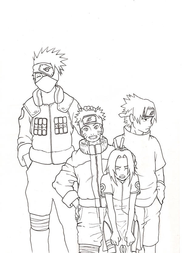 team 7 line art coloring pages - photo #20