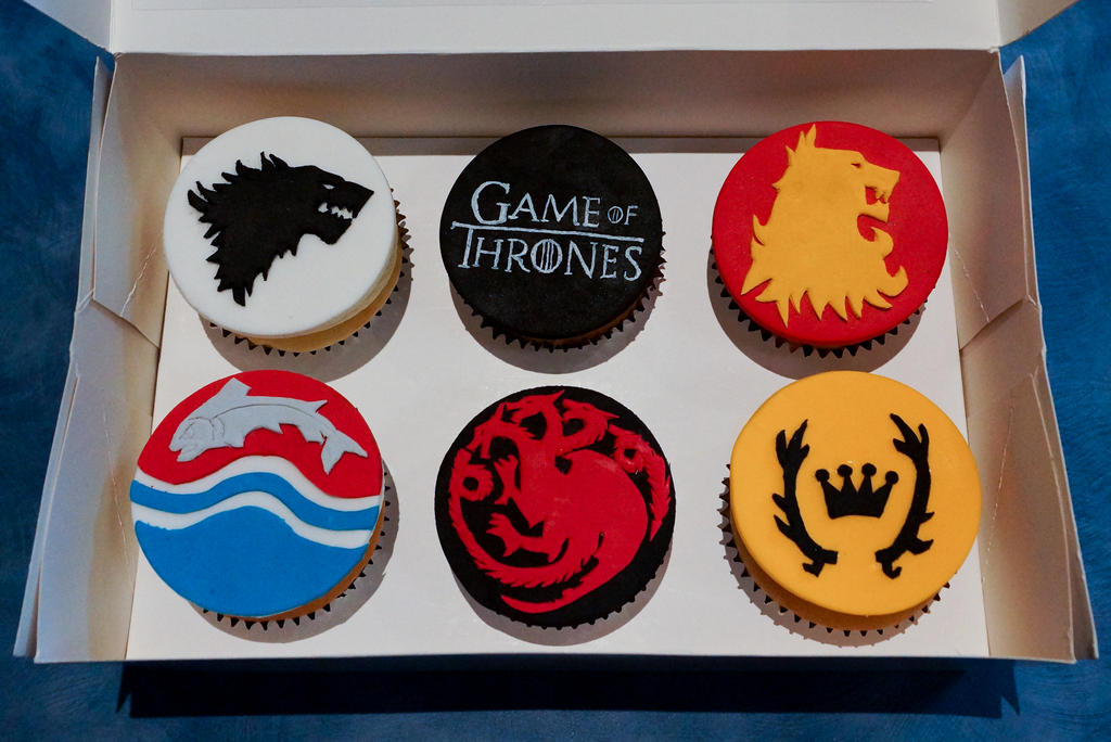 Game of Thrones Cupcakes by whisk-us-away