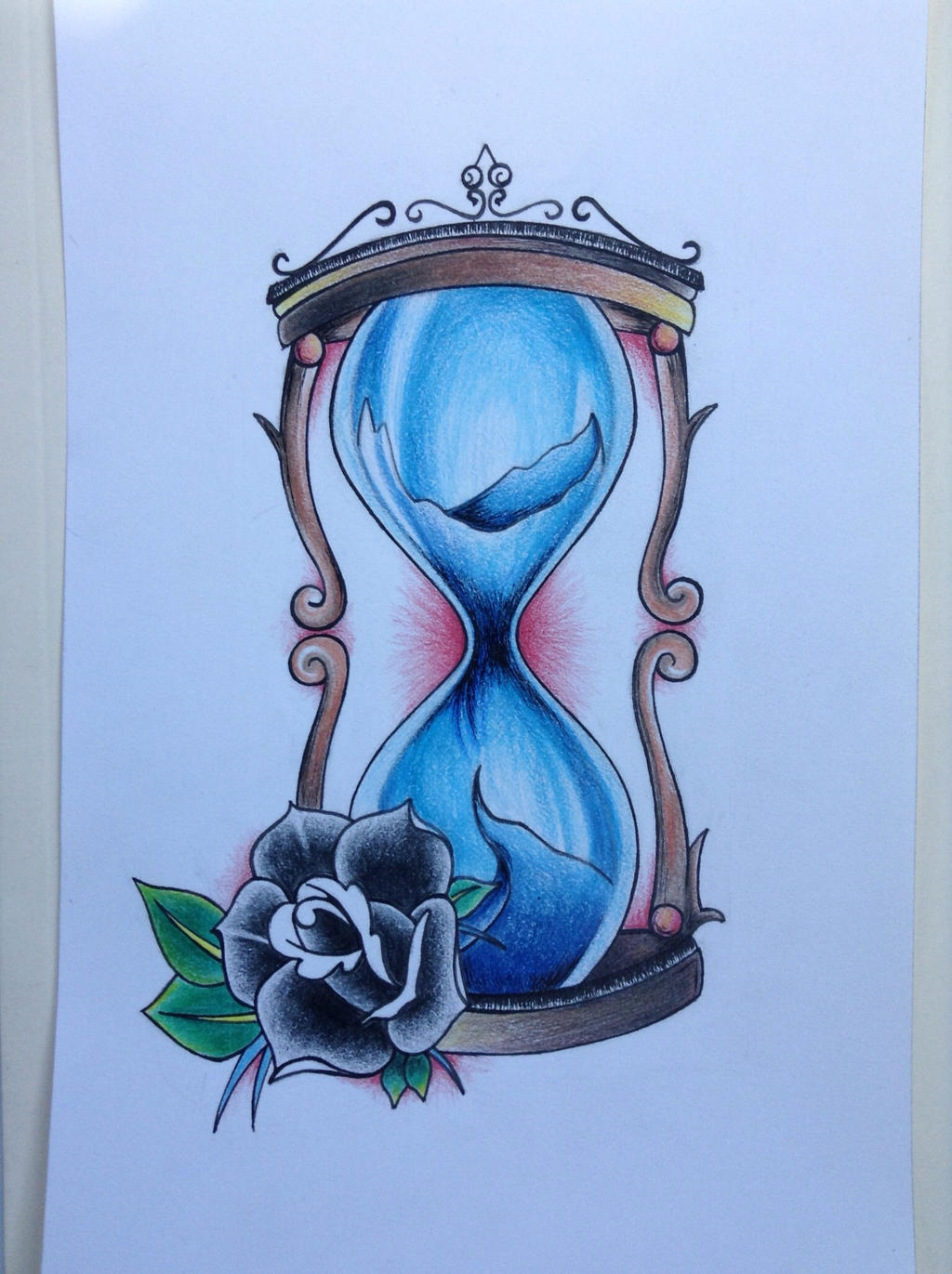 hourglass_tattoo_design__colored_pencil_by_thedilatedeye