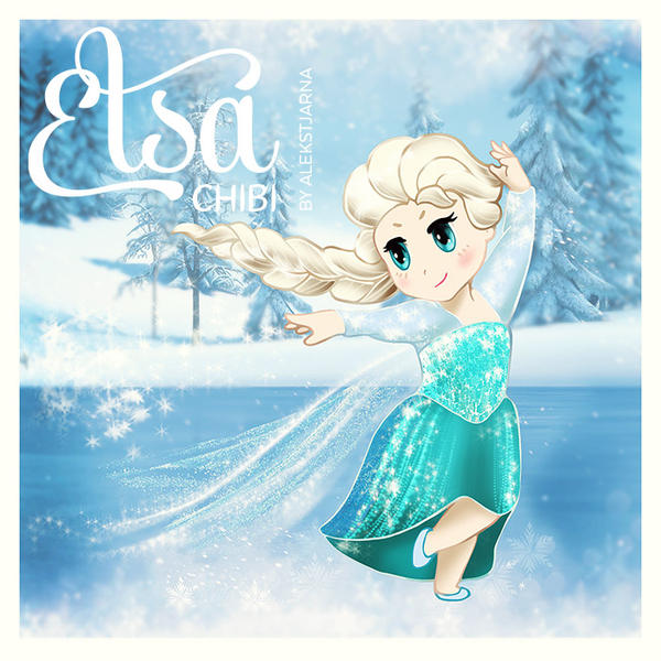 Disney Elsa Chibi by Alekstjarna