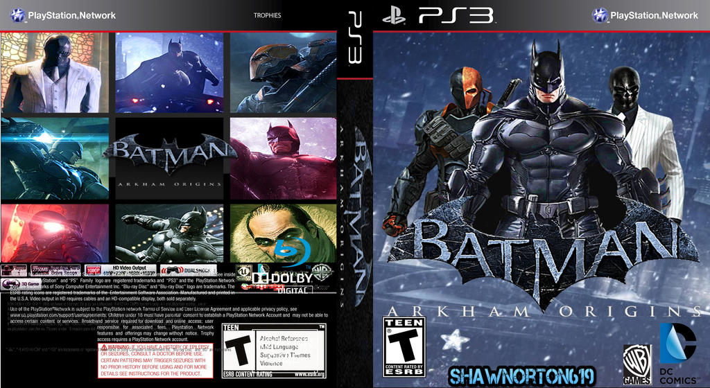 My Batman: Arkham Origins Cover Ps3 by shawnorton619 on ...