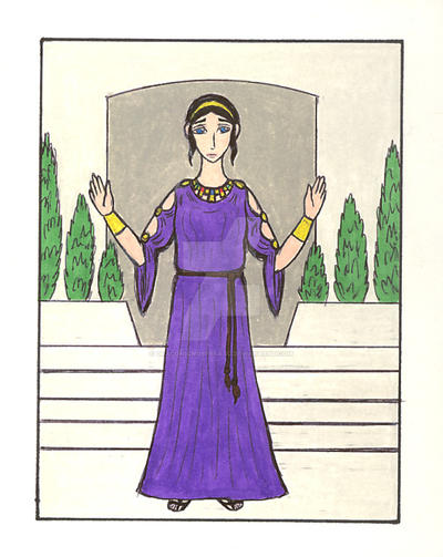 OedipusCard 3 - Queen Jocasta by DraconicNosferatu on ...
