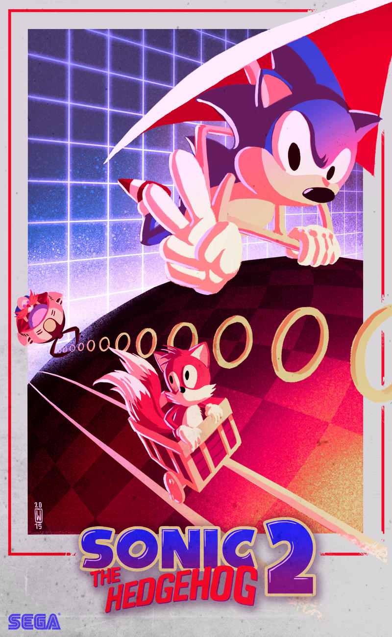 Poster Art: Sonic 2 The Hedgehog